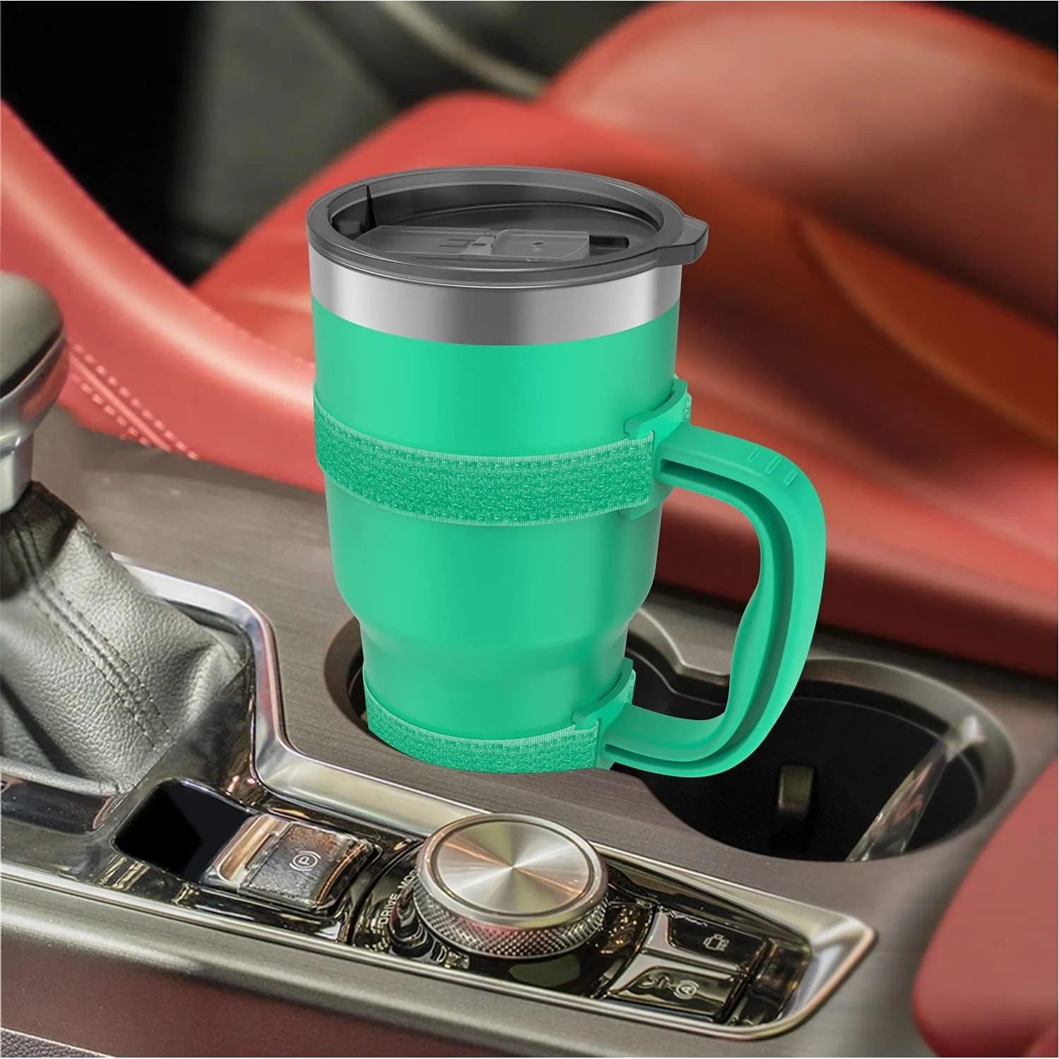 20 Oz 30 Oz 40 Oz Tumbler Handle Adjustable Fit for YETI, RTIC, Ozark Trail, Travel Mug Cup, SIC, Rambler, and All Brands Tumbler Cup