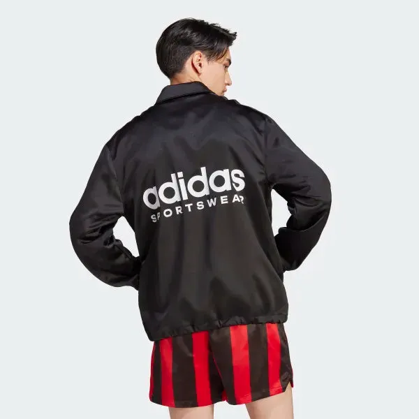 Adidas Satin Coaches Jacket - Black/White