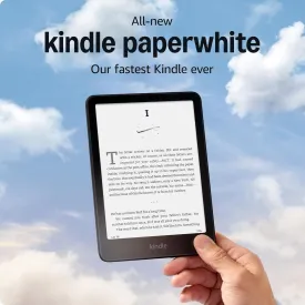 All-new Amazon Kindle Paperwhite (16 GB)  Our fastest Kindle ever, with new 7" glare-free display and weeks of battery life  Black
