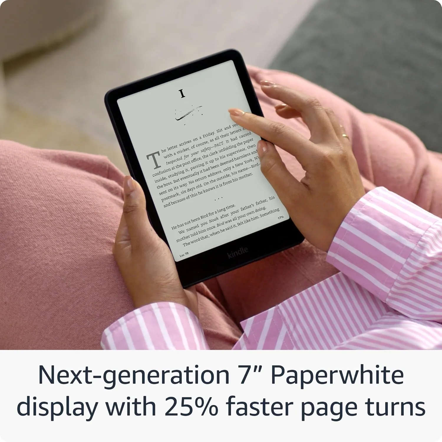 All-new Amazon Kindle Paperwhite (16 GB)  Our fastest Kindle ever, with new 7" glare-free display and weeks of battery life  Black