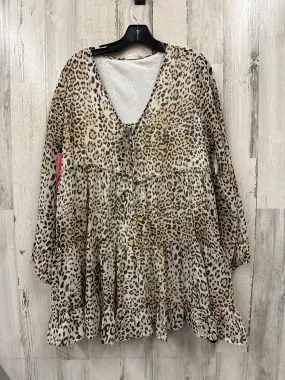 Animal Print Dress Casual Short Altard State, Size M