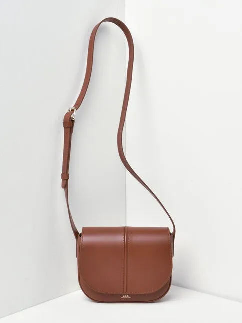 A.P.C. Women's Besace Betty Leather Crossbody Bag Cad Noisett F61179-PXAWV