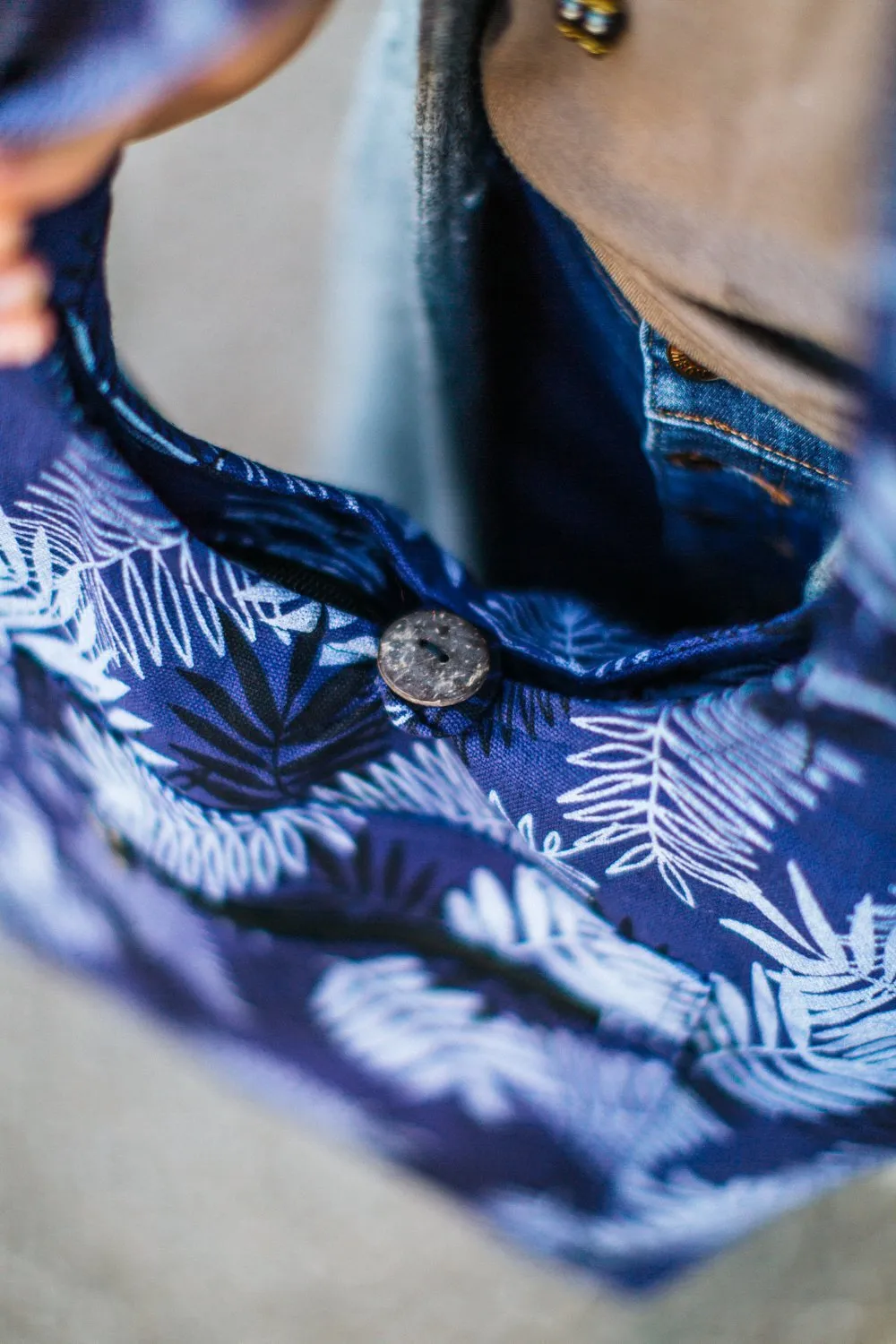 Blue Fern Tote Bag
