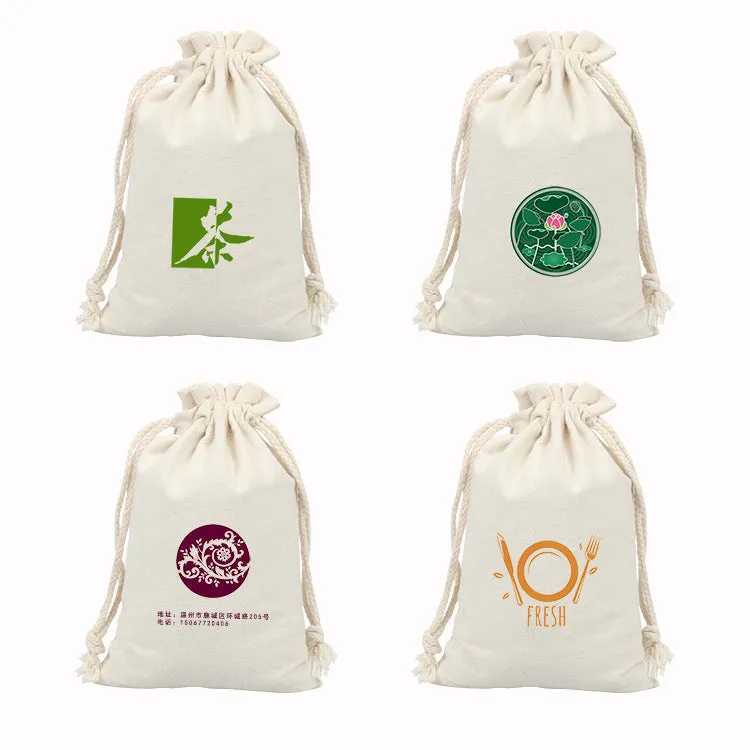 cash drawstring rice bag customized
