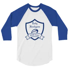 CCSU Lady Hooligans Raglan 3/4 Sleeve Tee
