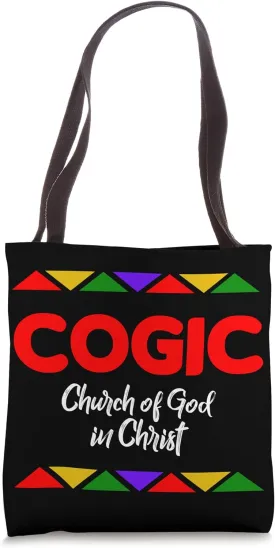 COGIC Church of God In Christ 90s Retro Tote Bag