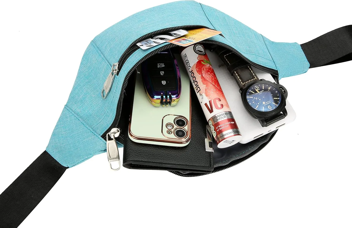 Fanny Pack for Men & Women, Fashion Waterproof Waist Packs with Adjustable Belt, Casual Bag Bum Bags for Travel Sports Running.