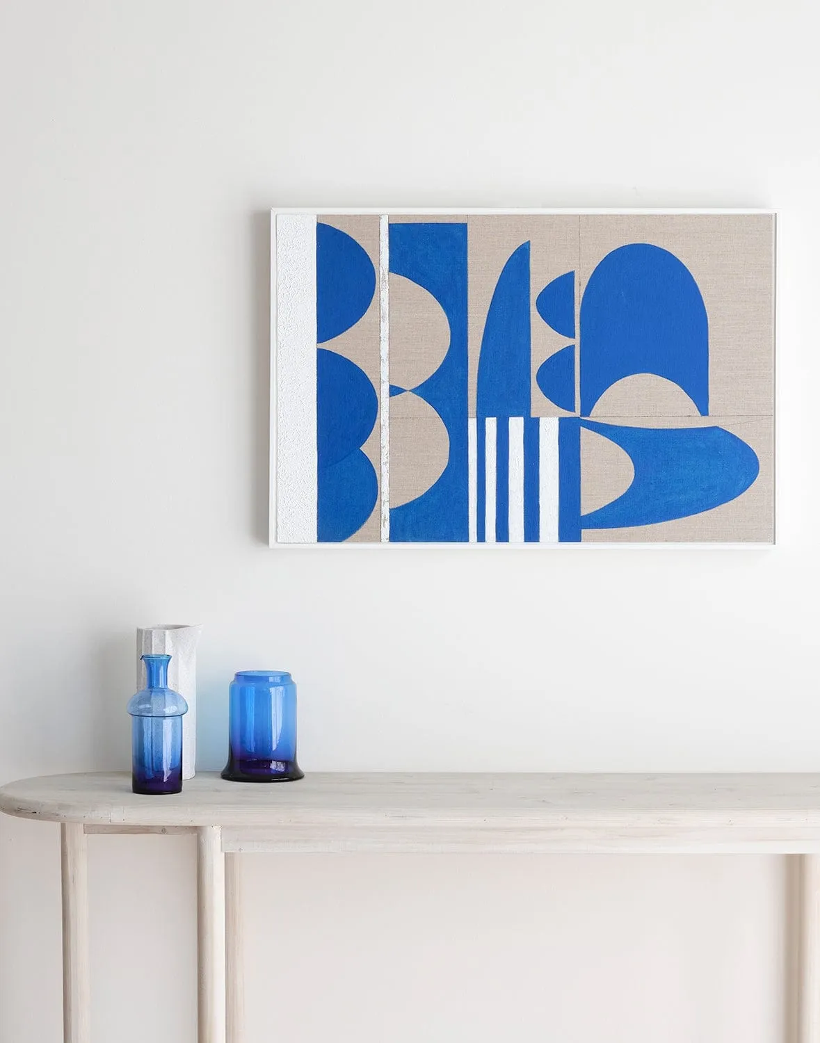 Greek Blue Stucco - Original Art