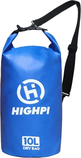 Highpi Floating Waterproof Dry Bag 10LRoll Top Sack Keeps Gear Dry for Paddle board, Kayaking, Rafting, Boating, Swimming, Hiking, Beach,Camping, Fishing