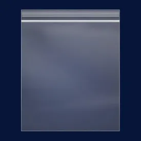 iMailer - 100 Count - 14" x 20" Large Zip Plastic Poly Bags - Clear Reclosable 2 Mil Zipper Bags- 2 Gallon Zip Bags for Clothing, T-Shirts, Pants