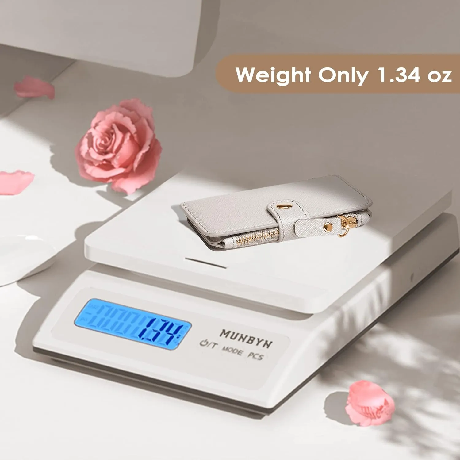 Keychain wallet, Rfid Blocking Credit Card Holder Leather, Zipper Card Case for Women