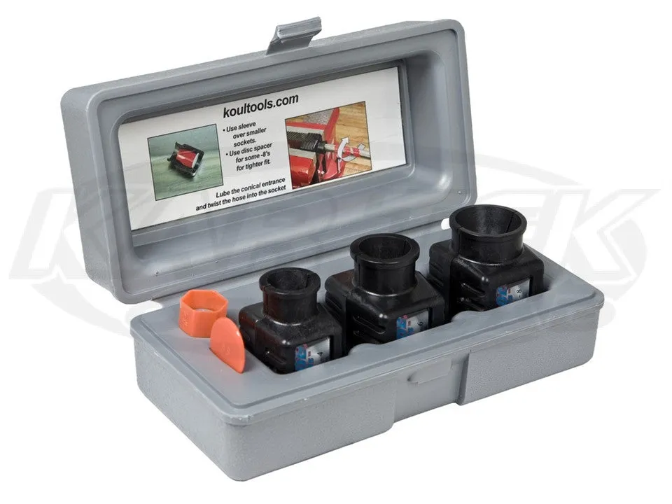 Koul Tools AN -6 -8 -10 Hose End Assembly Tools For Aeroquip, Earl's, Fragola, Russel Or XRP Ends