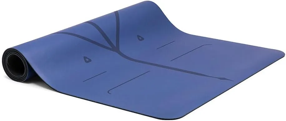 Liforme Original Yoga Mat  Free Yoga Bag Included - Patented Alignment System, Warrior-like Grip, Non-slip, Eco-friendly, sweat-resistant, long, wide, 4.2mm thick mat for comfort