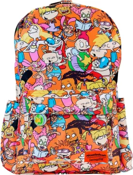 Loungefly Nickelodeon Retro Nylon Backpack