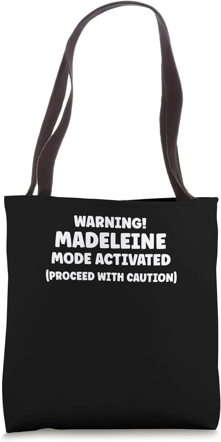 MADELEINE Personalized Women's Gift Custom MADELEINE Tote Bag