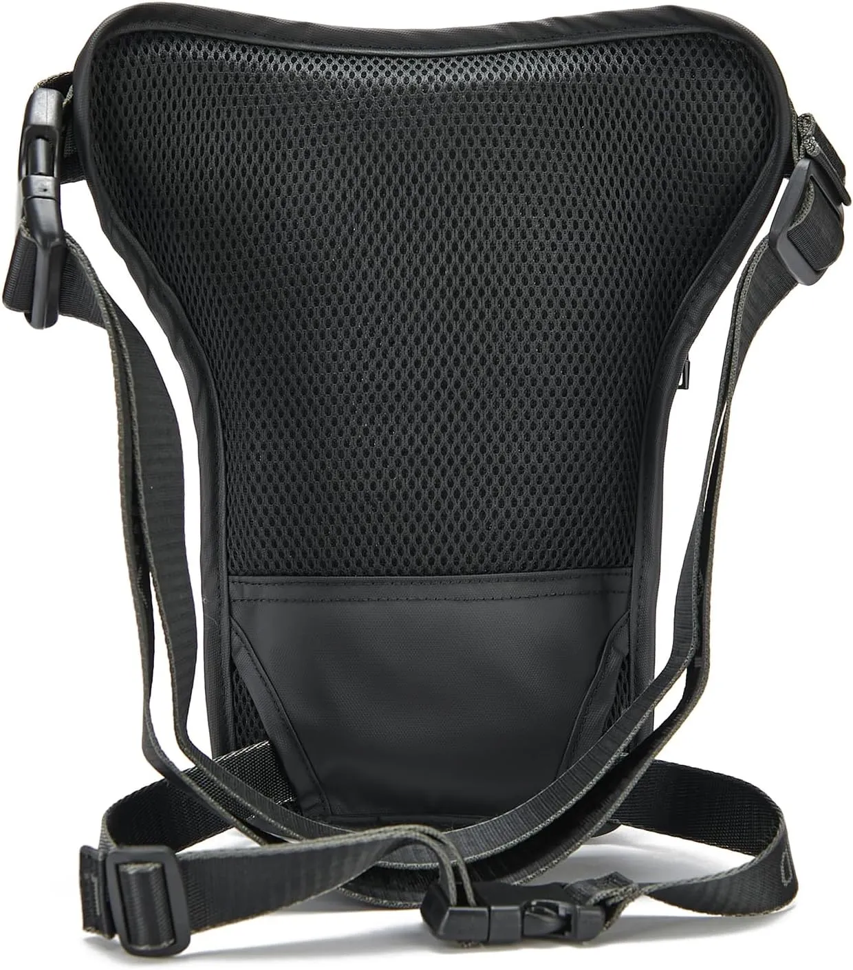 Motorcycle Drop Leg Bag Tactical Waist Pack for Men Women Hip Bum Fanny Belt Pouch Outdoor Travel Hiking Cycling Oxford Thigh Bag Daypack (Black)