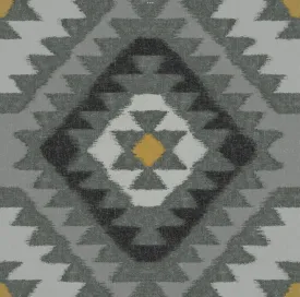 Navajo Wallpaper - Pewter Yellow