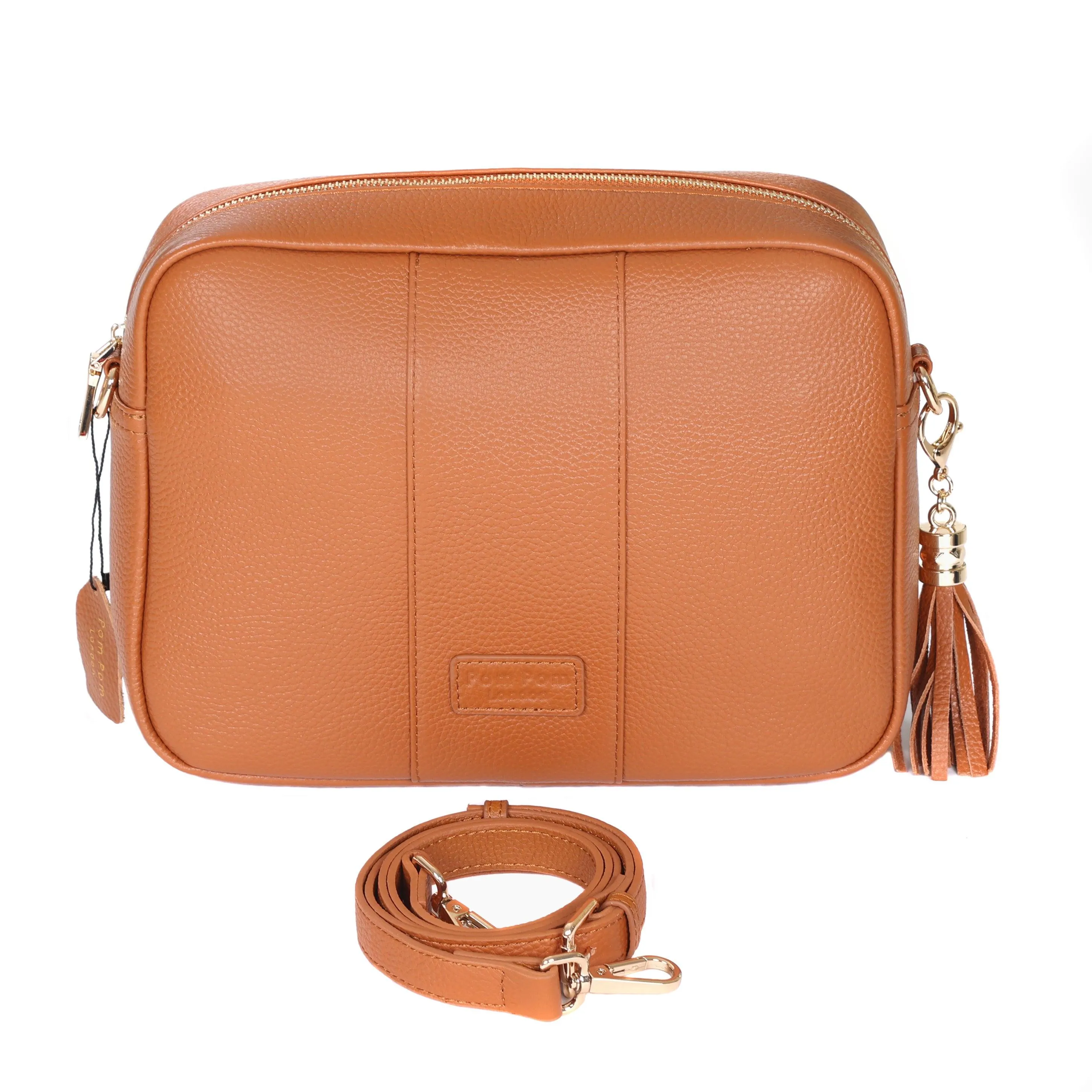 Pom Pom London City Plus Bag Tan