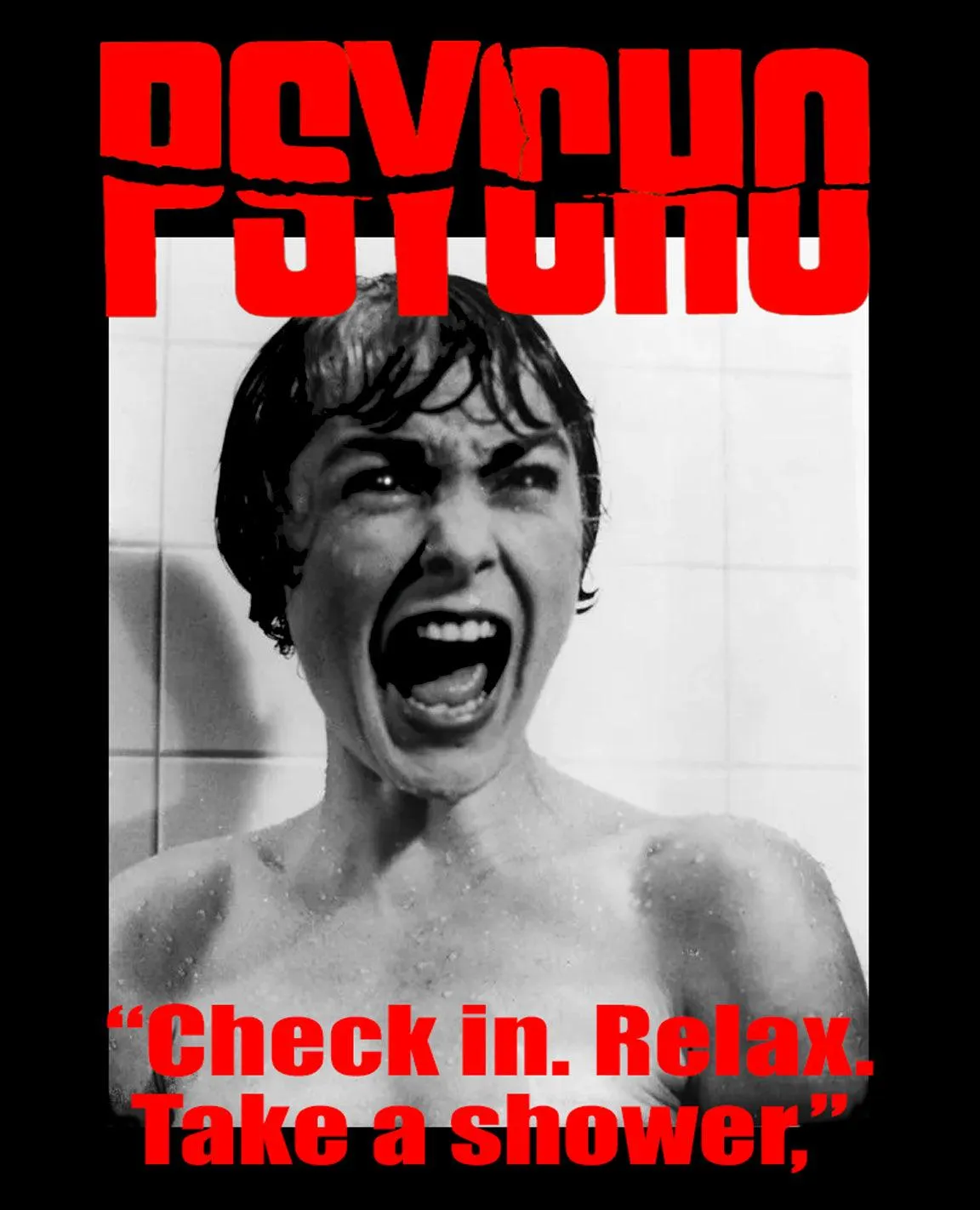 Psycho Scream - Classic Horror Movie Poster Art - T-Shirt