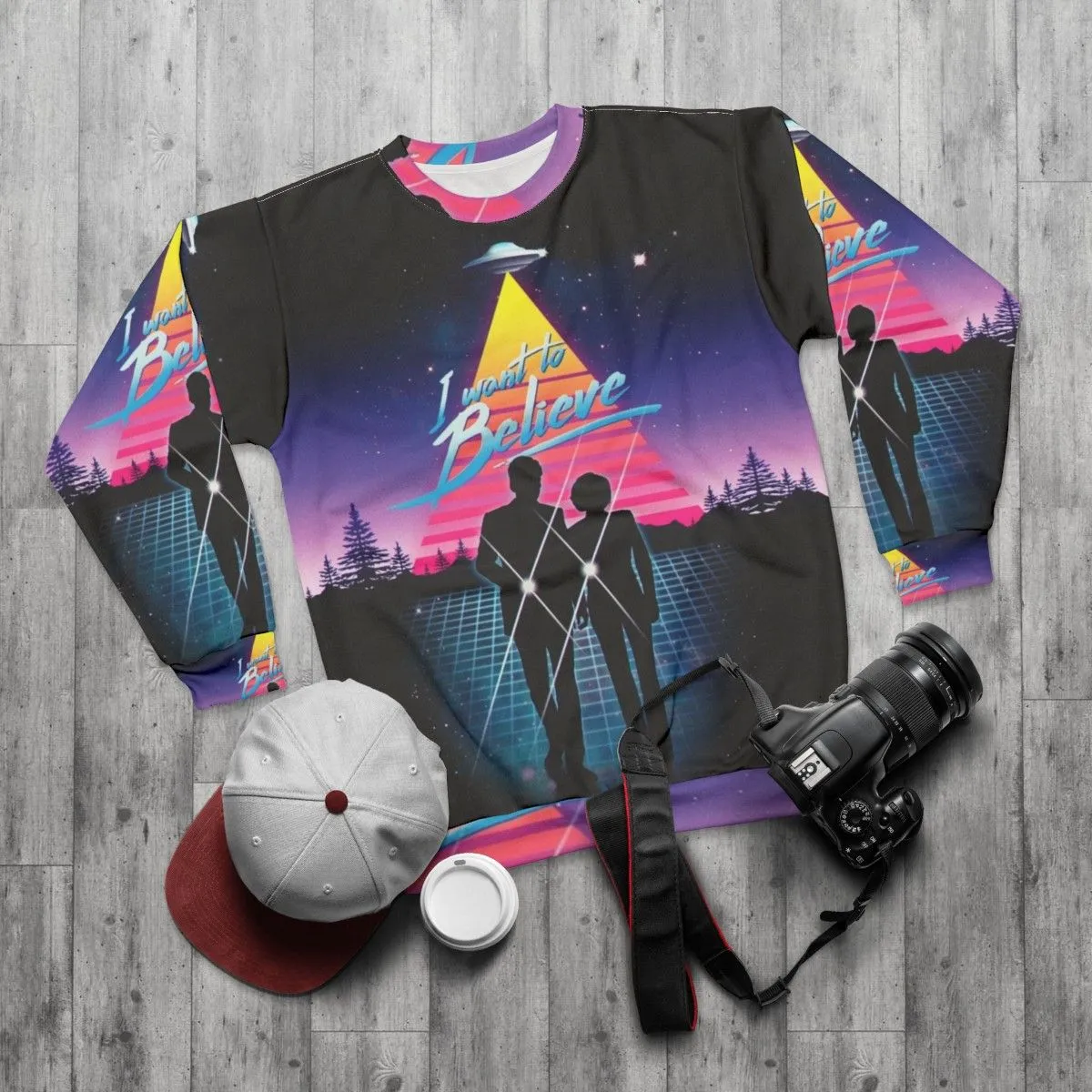 "I Want To Believe" Retro X-Files Sweatshirt