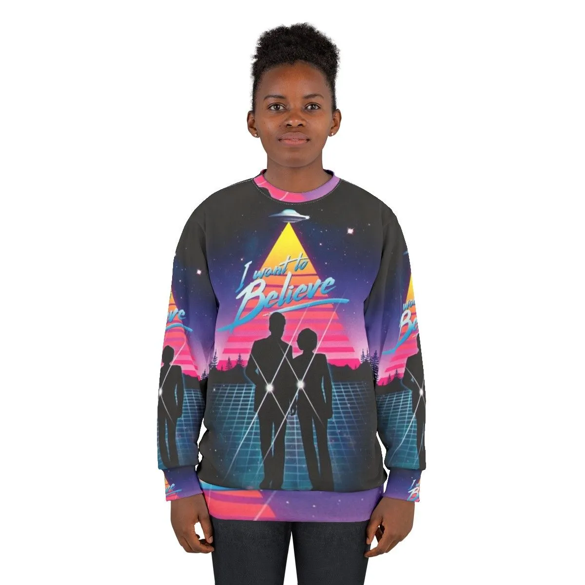 "I Want To Believe" Retro X-Files Sweatshirt