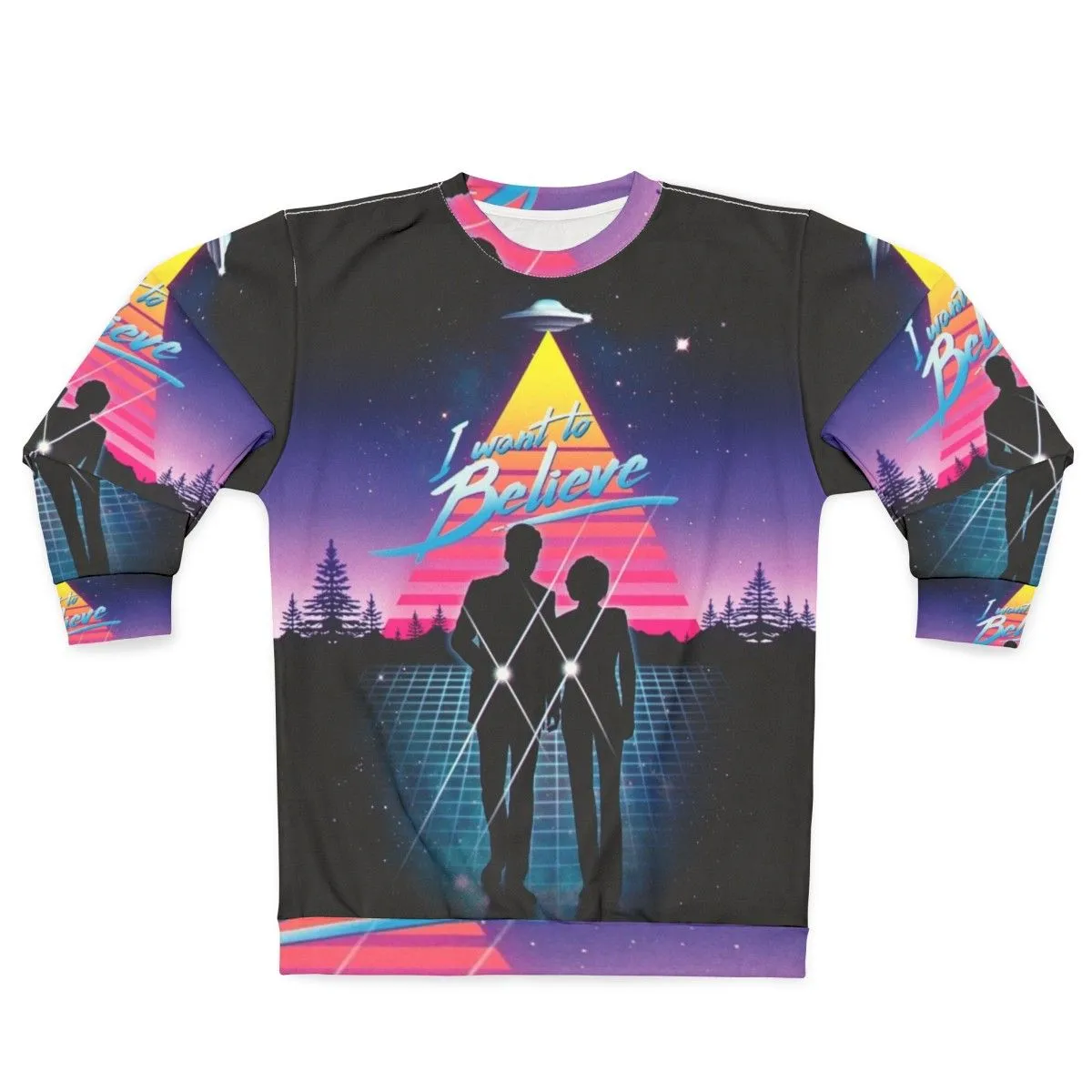 "I Want To Believe" Retro X-Files Sweatshirt