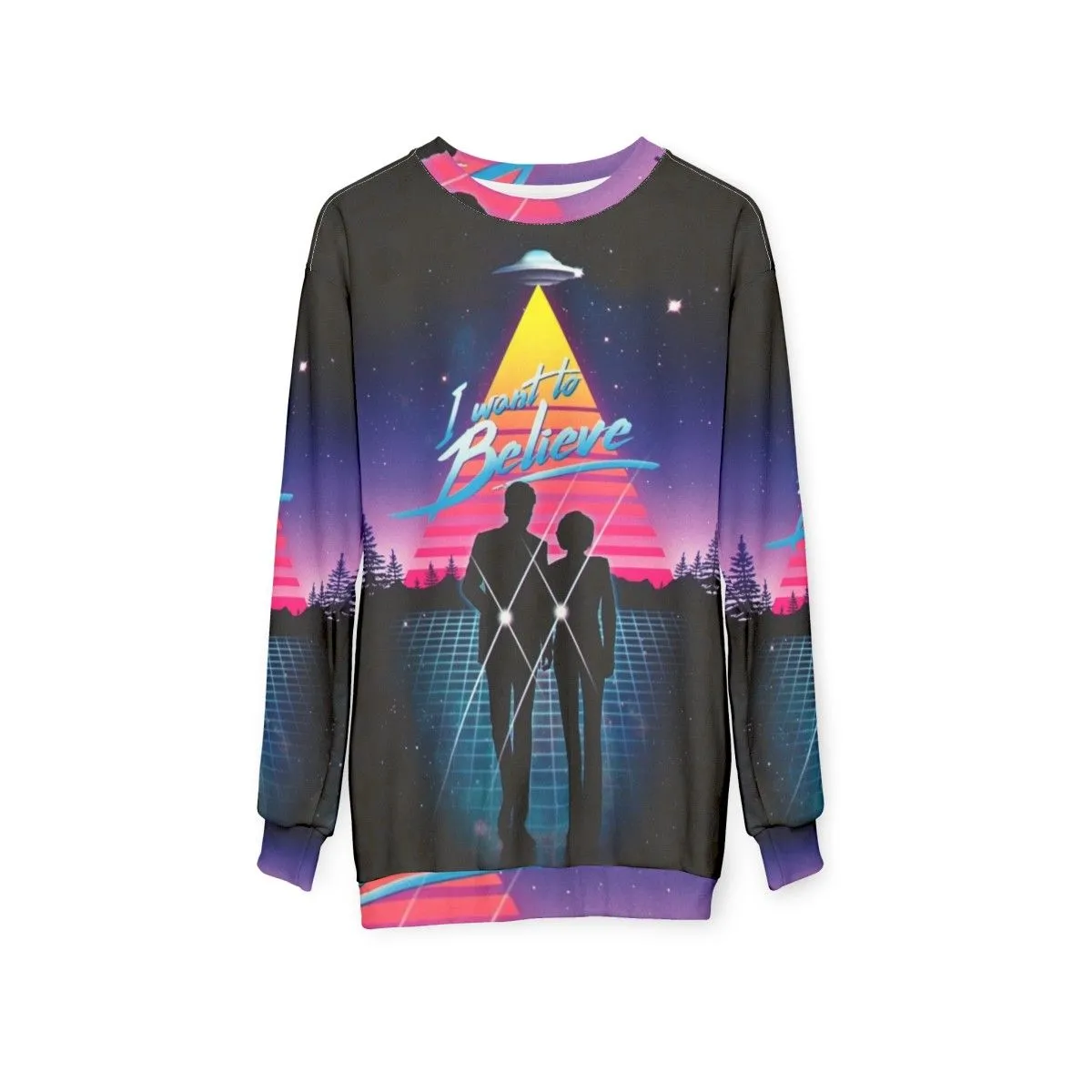 "I Want To Believe" Retro X-Files Sweatshirt
