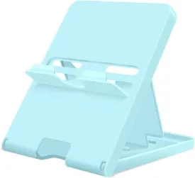 Stand Compatible with Nintendo Switch, Adjustable Switch Playstand, Foldable Phone Stand for Desk, Compact & Portable Switch Holder Accessories (Blue)