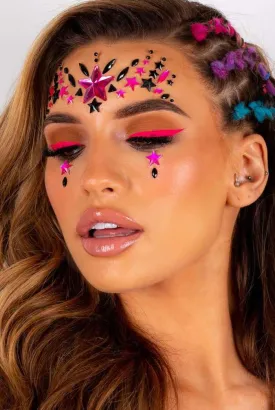 The Shrine Neon Pink Alien Face Jewel