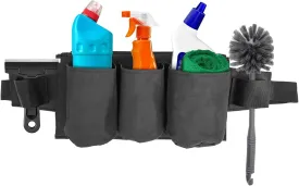 Tool Pouch, Waist Tools Bag Belt, Bottle Holster, Heavy Duty Working Tool Apron for Janitorial, Custodial, Housekeeping, Cleaning