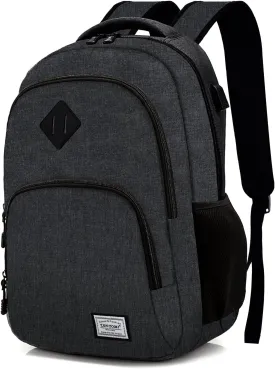 Travel Laptop Backpack, Carry On Backpack for Men Women Laptop Computer Work School Bag USB Port