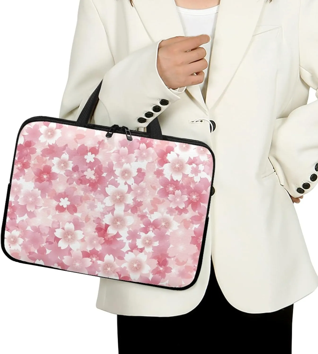 Yzaoxia Laptop Bag for Women Laptop Case Netbook Computer Tablet PC Handle Case Slim Computer Bag Briefcase